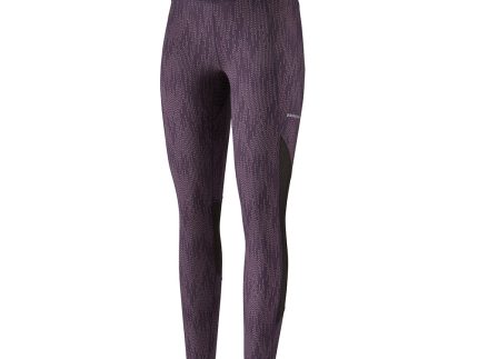 Patagonia Women's Endless Run Tights - Falling Seeds: Piton Purple