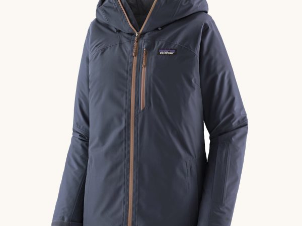 Patagonia Women's Insulated Powder Town Jacket - Smolder Blue / Mauve