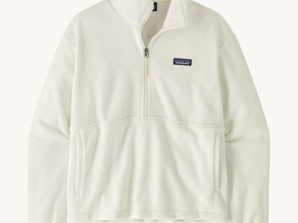 Patagonia Women's Mirco D 1/2 Zip Fleece - Birch White