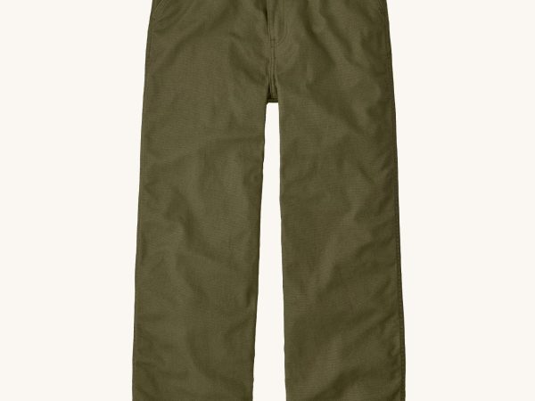 Patagonia Women's Point Reyes Canvas Wide Leg Pants - Basin Green
