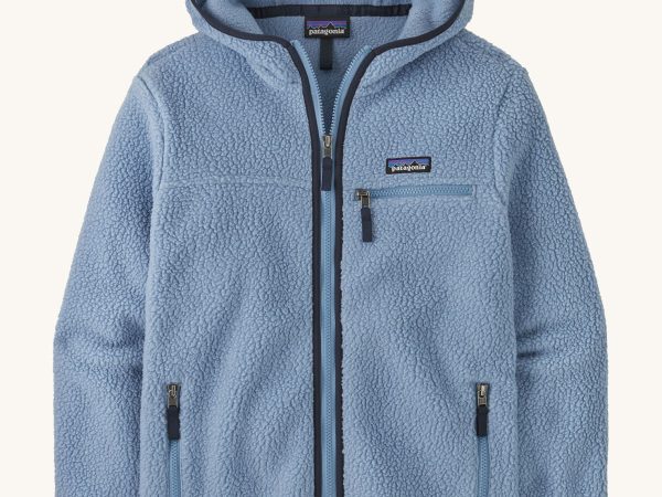 Patagonia Women's Retro Pile Fleece Hoody Jacket - Barnacle Blue