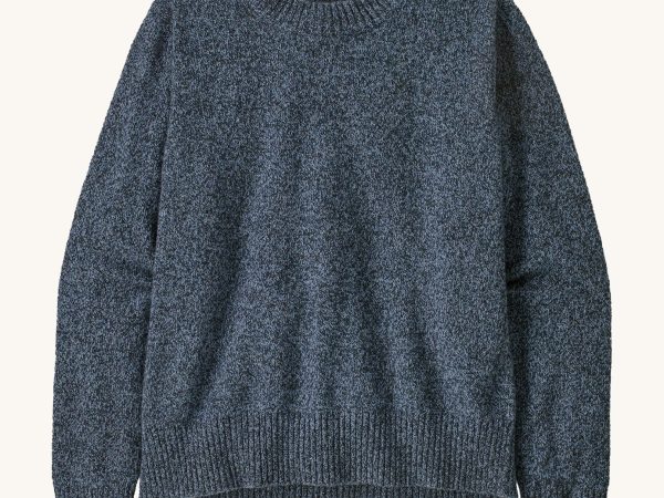 Patagonia Women's Recycled Wool-Blend Crewneck Sweater - Dappled / Sunken Blue