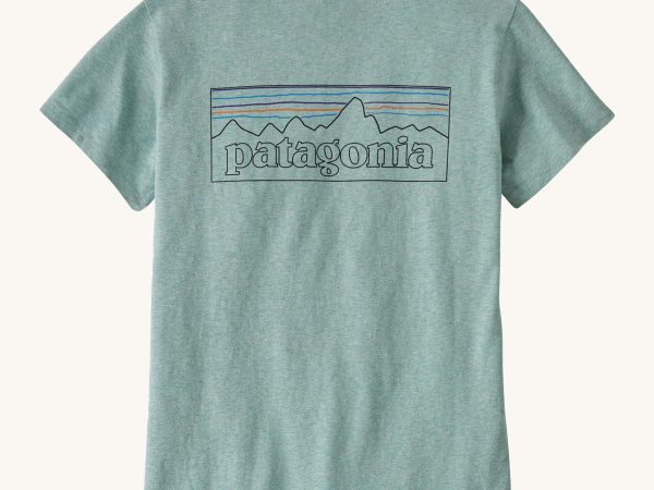 Patagonia Women's Responsibili-Tee - P-6 Outline / Virtually Blue
