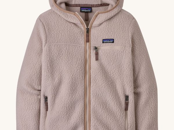 Patagonia Women's Retro Pile Fleece Hoody Jacket - Shroom Taupe