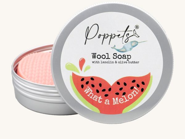 Poppets Wool Wash Soap With Olive & Lanolin- 80g