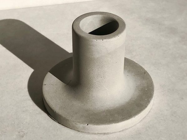 Rawr Grey Concrete Candlestick