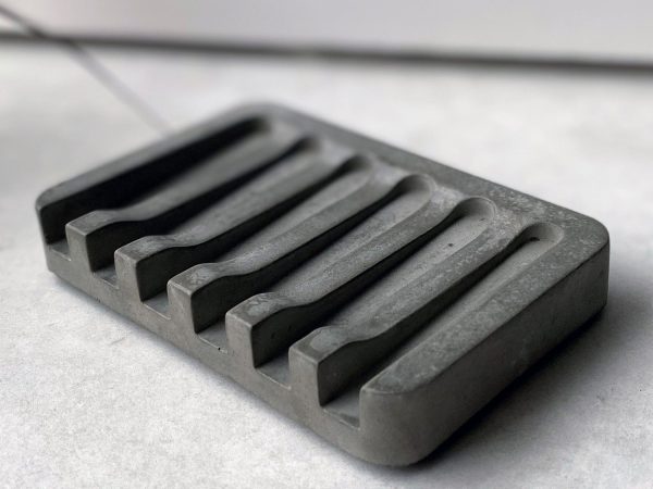 Rawr Grey Concrete Soap Dish