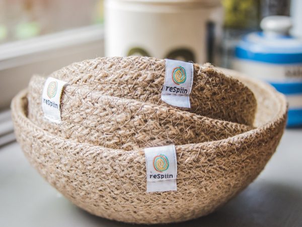 ReSpiin Jute Mini Bowl Set