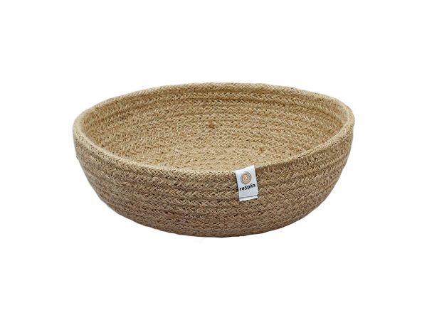 ReSpiin Jute Natural Medium Bowl