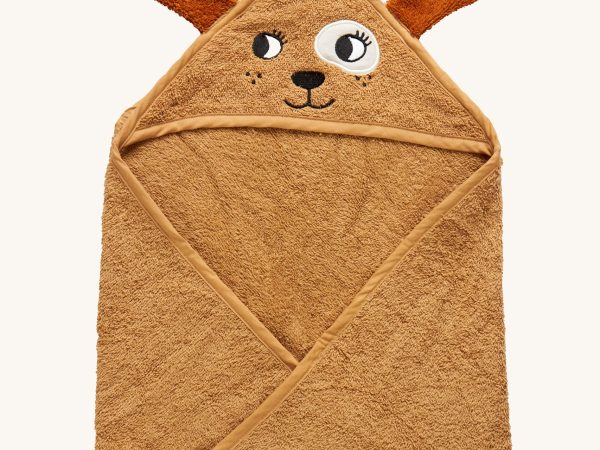 Roommate Kids Organic Hooded Towel - Dog