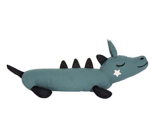 Roommate Mini Dragon Cushion - Sea Grey