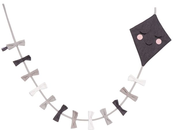 Roommate Monochrome Kite Garland