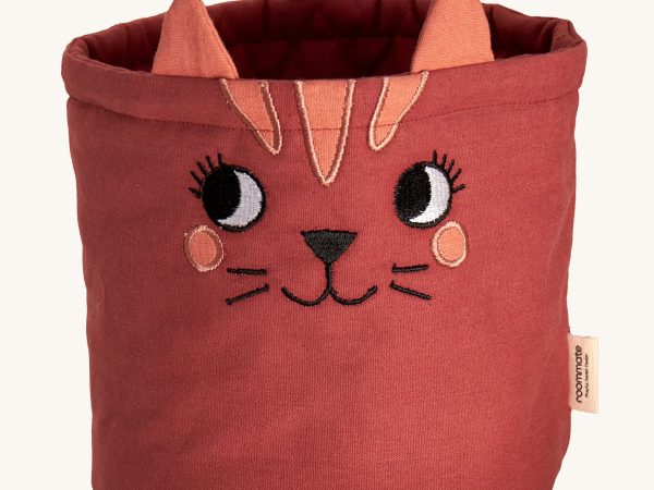 Roommate Mini Quilted Basket - Cat