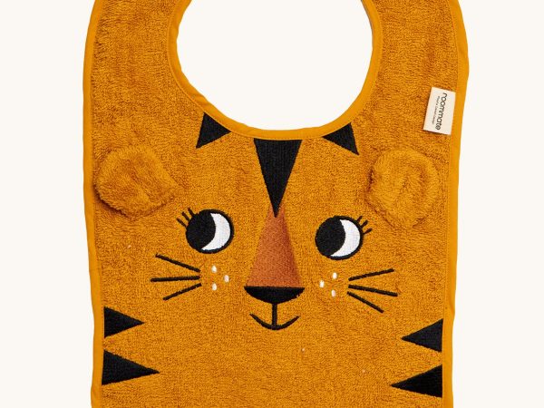 Roommate Organic Cotton Baby Bib - Tiger