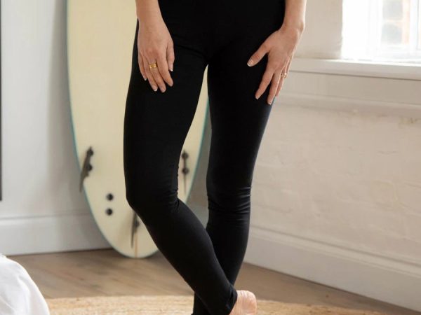 Rapanui Women's Black Organic Cotton Leggings