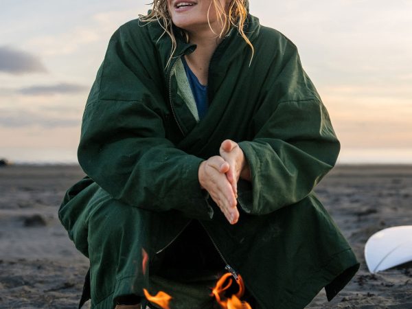 Rapanui Women's Changing Robe - Evergreen