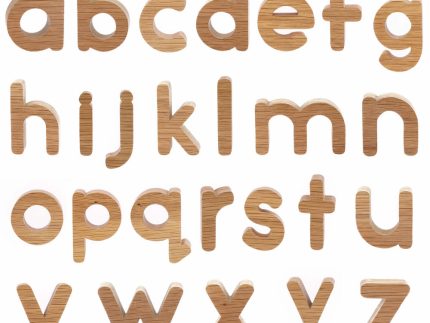 Reel Wood Individual Lowercase Letters