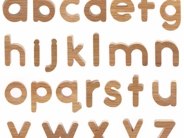 Reel Wood Individual Lowercase Letters