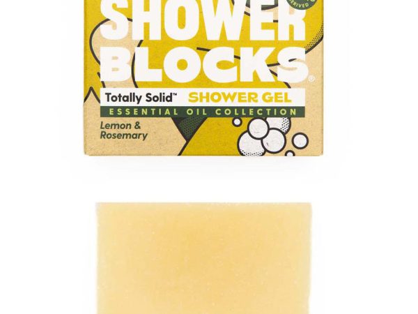 Shower Blocks Essential Oil Gel Bar - Lemon & Rosemary