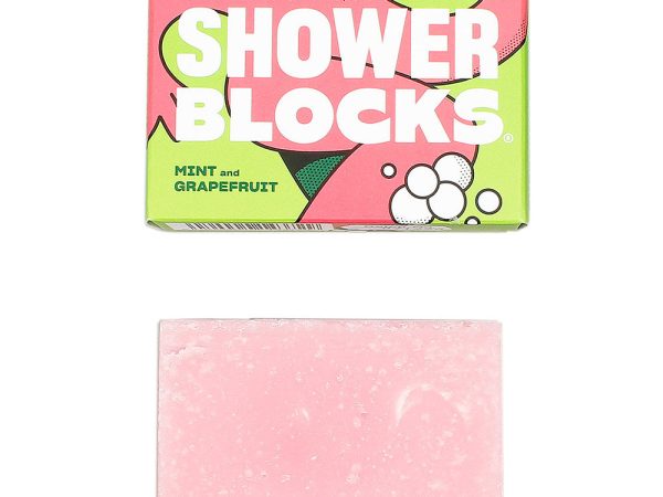 Shower Blocks Gel Bar - Mint & Grapefruit