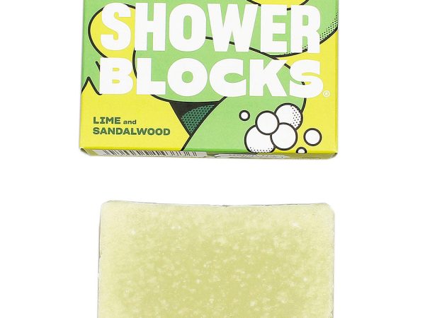 Shower Blocks Gel Bar - Lime & Sandalwood