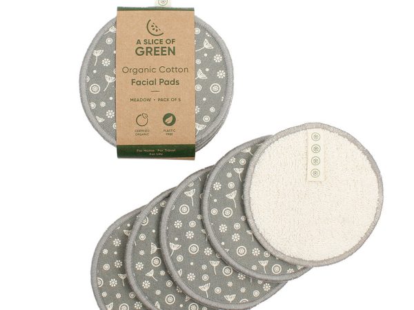 A Slice Of Green Cotton Facial Pads - Meadow