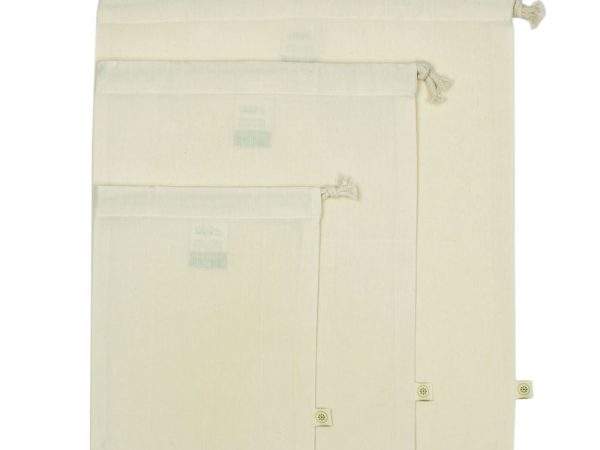 A Slice Of Green Cotton Produce Bags - 3 Pack