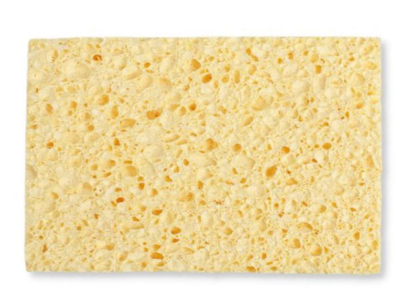 A Slice Of Green Cellulose Household Sponge