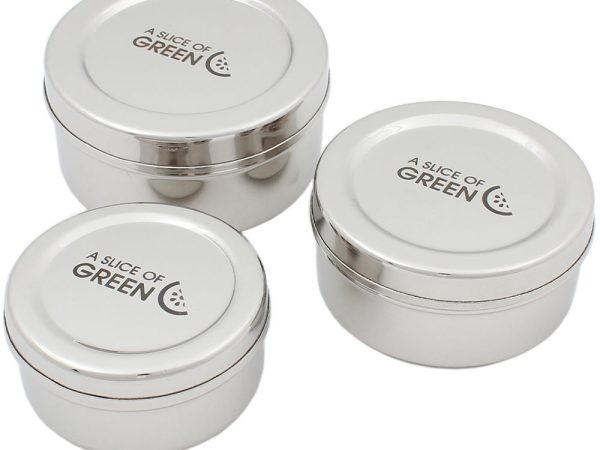 A Slice Of Green Set of Three Kadapa Containers