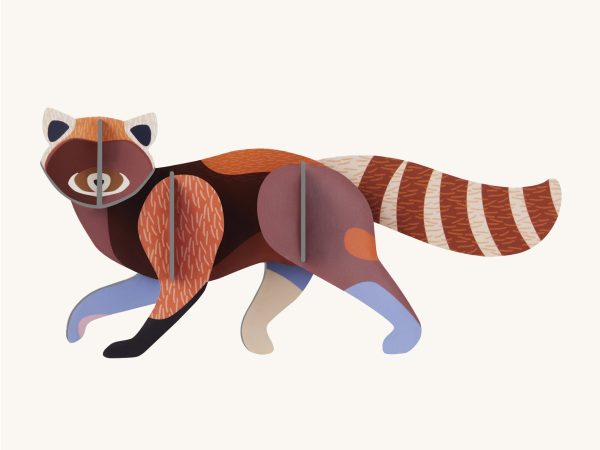 Studio Roof Cardboard Model - Red Panda