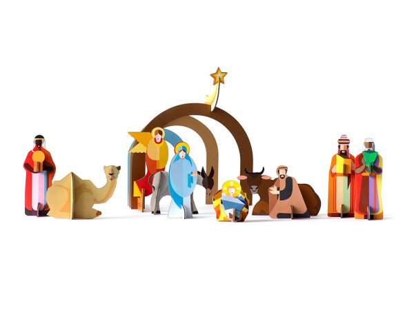 Studio Roof Christmas Nativity Crib Set