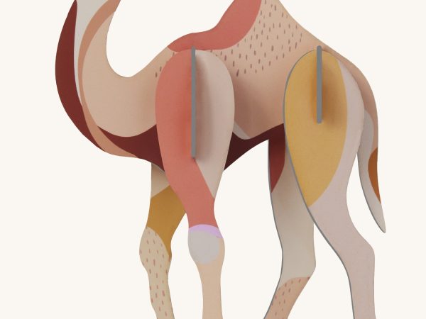 Studio Roof Cardboard Model - Camel