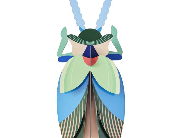Studio Roof Emerald Beetle Cardboard Model