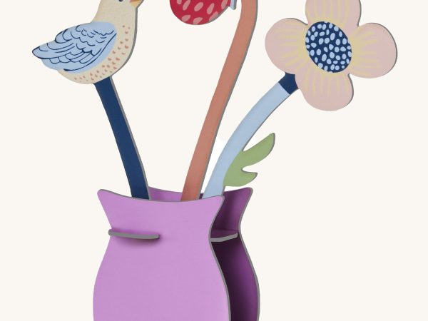 Studio Roof Pop Out Card - William Morris Flowers