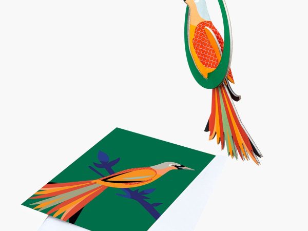 Studio Roof, Pop Out Card, Paradise Birds Swinging Lady Obi