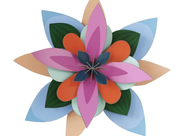 Studio Roof Watermelon Punch Flower Wall Art