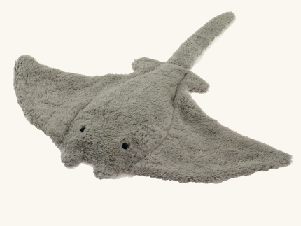 Senger Small Cuddly Manta Ray - Grey