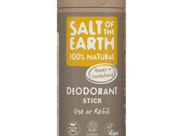 Salt of the Earth Amber & Sandalwood Deodorant Stick 75g