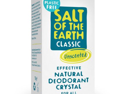 Salt of the Earth Plastic-Free Crystal Deodorant Stick 75g