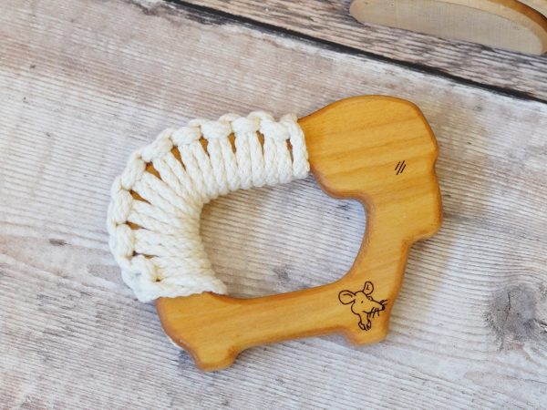 Senger Wooden Yarn Sheep Teether