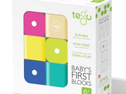 Tegu Baby's First Magnetic Blocks - 6 Piece
