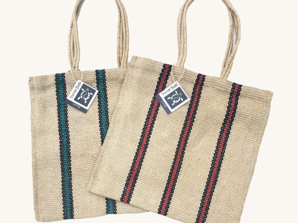 Turtle Bags Handwoven Jute Bag - Long Handle