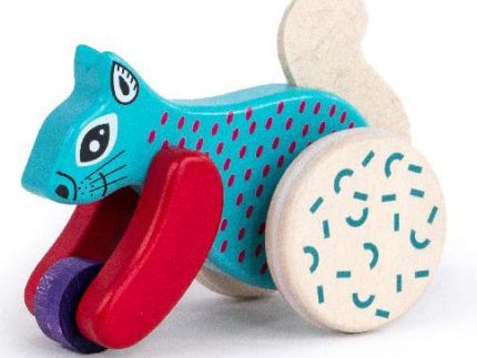 ToBe Blue Jumping Squirrel On Wheels