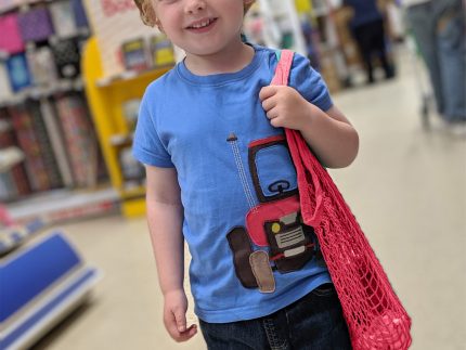 Turtle Bags Kids String Shopping Bag