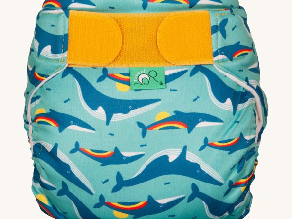 Tots Bots Swim Nappy - Rainbow Whales