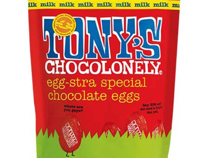 Tony's Chocolonely Egg-stra Special Chocolate Eggs Pouch - Milk Chocolate 180g