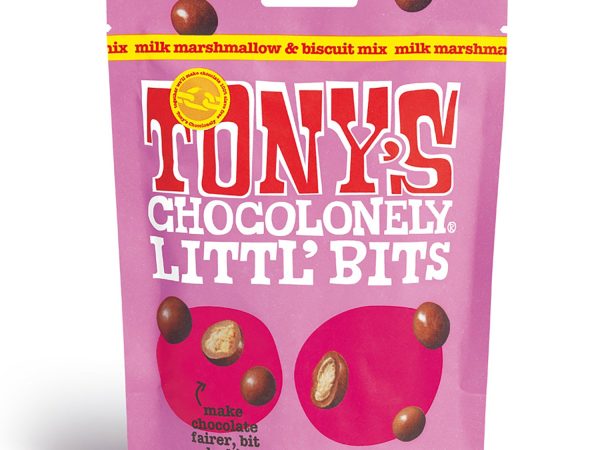Tony's Chocolonely Littl' Bits Milk Chocolate Marshmallow & Biscuit Mix - 100g