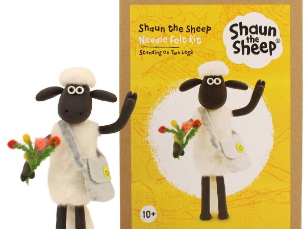The Makerss - Aardman Shaun The Sheep & Flowers Needle Felt Kit