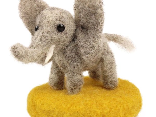 The Makerss - Amiguwoolli Elephant Mini Needle Felt Kit