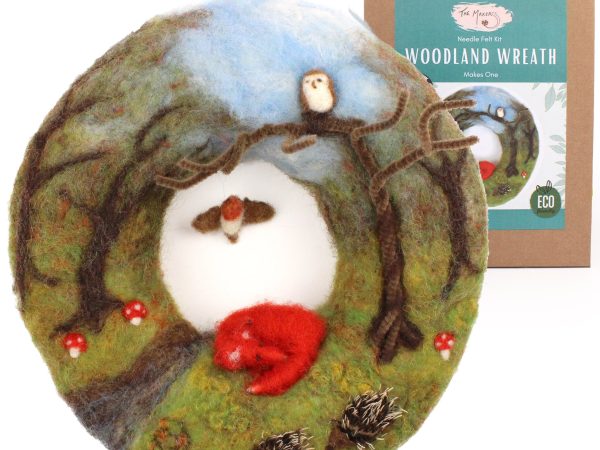 The Makerss - Large Woodland Wreath Felt Kit
